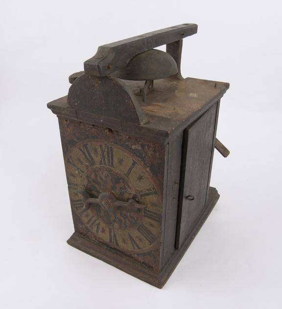 Black Forest clock with wooden foliot and wooden movement