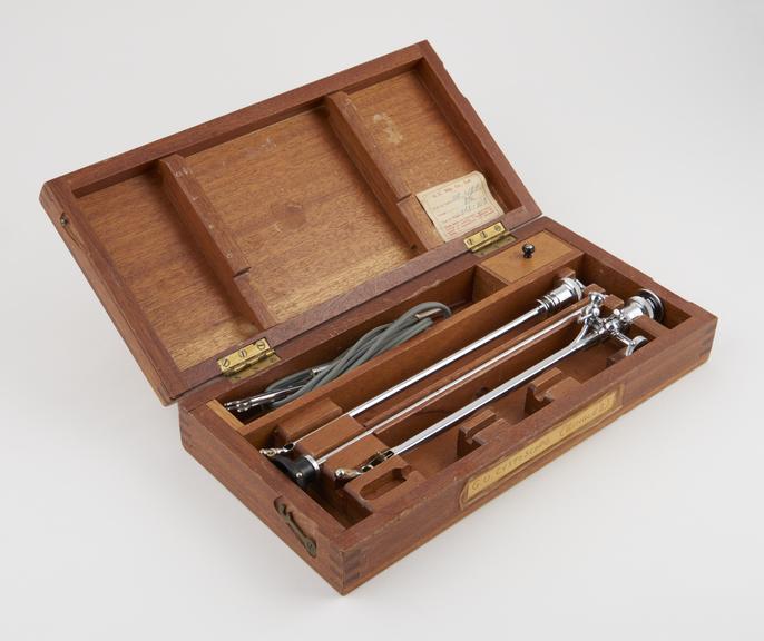 Cystoscope, in box, by the Genito-Urinary Manufacturing Company