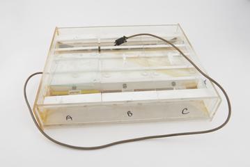 Tray chamber for electrophoresis equipment