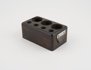 Wooden bottle stand