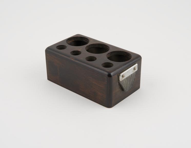 Wooden bottle stand