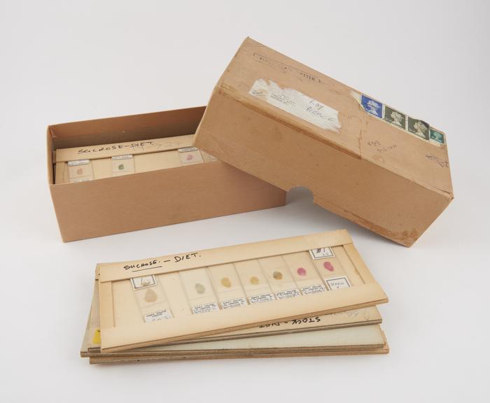 Box of microscope slides