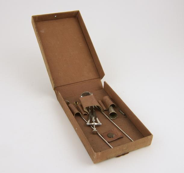 Diagnostic set, comprising one nasal speculum