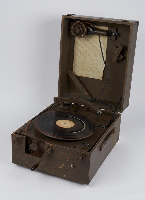 BBC midget portable disc recorder