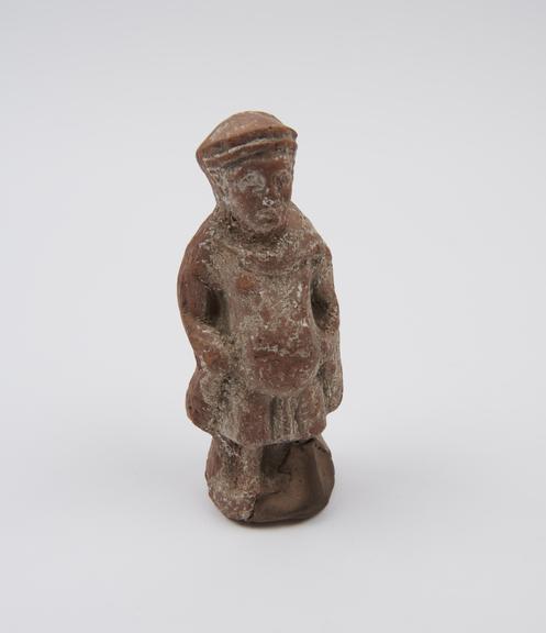 Statue, male, standing, terracotta, Italy, 200BC-200AD