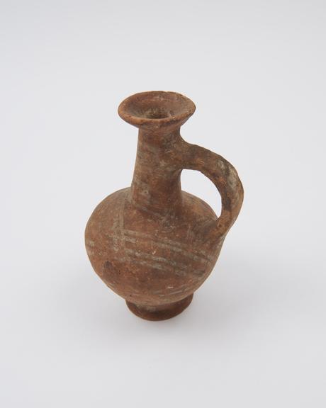 Base-Ring' juglet with handle, earthenware