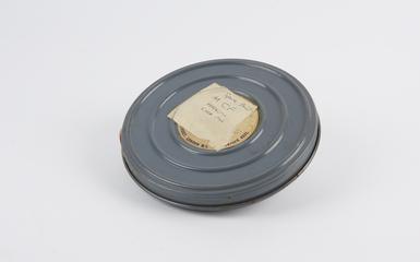 Film canister entitled: 'Magnetic Card File'