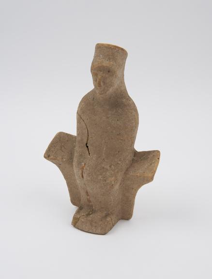 Statue, female, seated, terracotta, Italy, 5th century BC