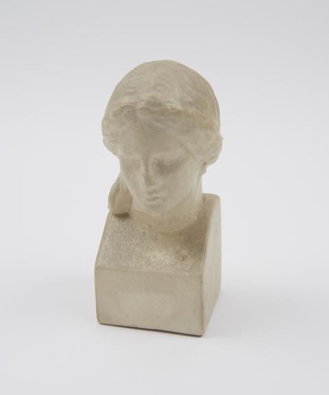 Plaster copy of a Roman bust, head of a woman