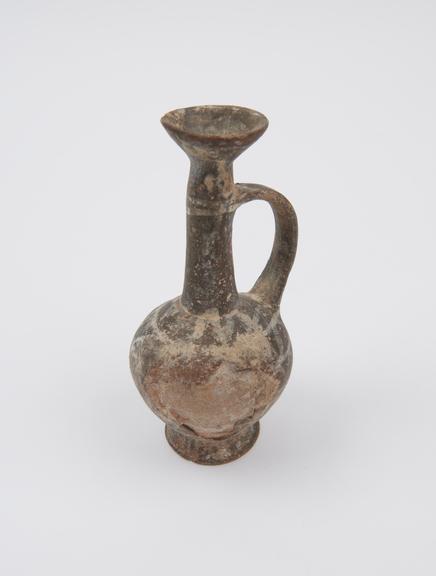 Base-Ring' juglet with handle, earthenware, body damaged