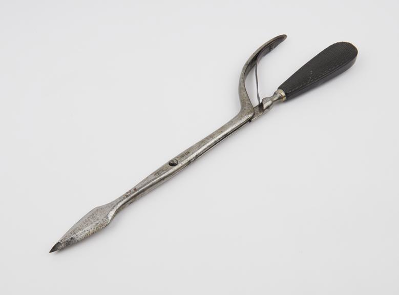 Perforator, Blot, steel, ebonite handle, by Charriere of Paris