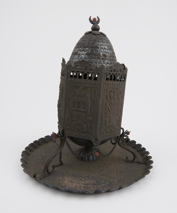 Incense burner, silver, possibly from the Near East, 1600-1900