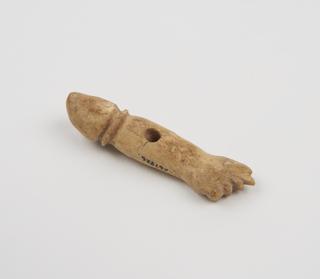 Carved bone pendant