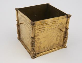 Base of Column Sundial in Gilt Bronze, 1531-1570