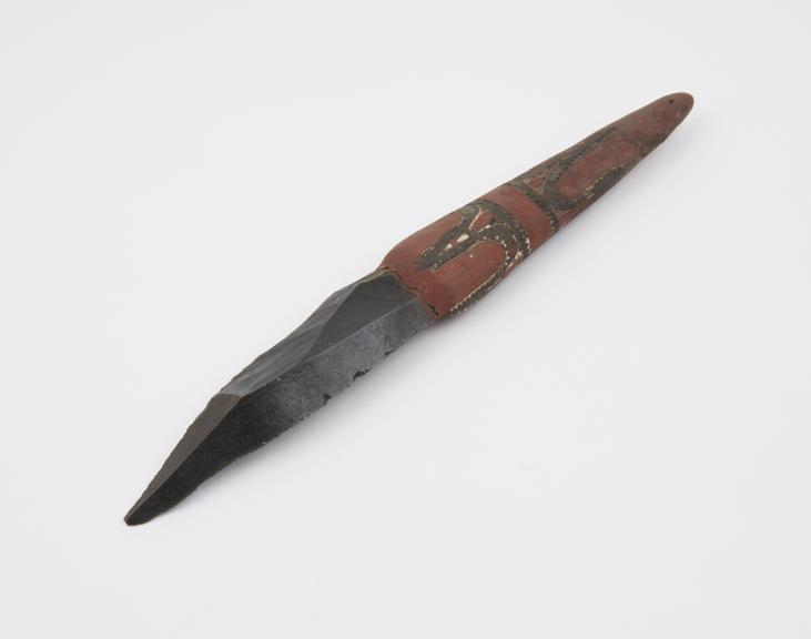 Circumcision knife with black obsidian blade