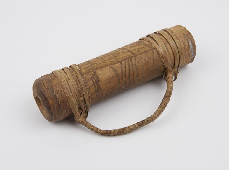 Bamboo penis sheath with loop