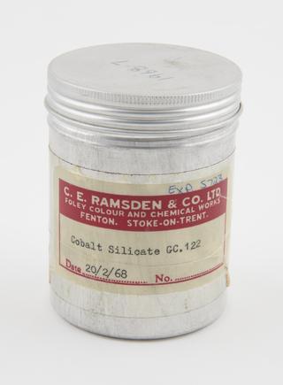 Sample of cobalt silicate GC 122 pigment