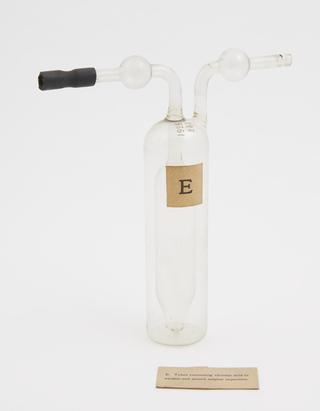 Electric two tube furnace; component