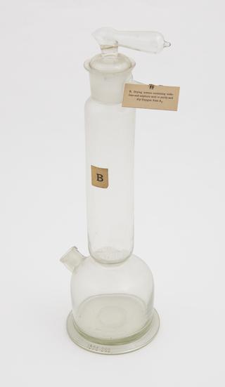 Electric two tube furnace; component