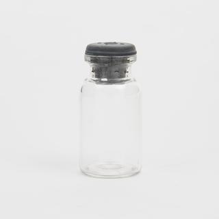 Glass vial with stopper