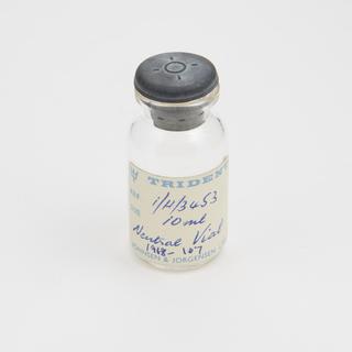 Glass vial with stopper