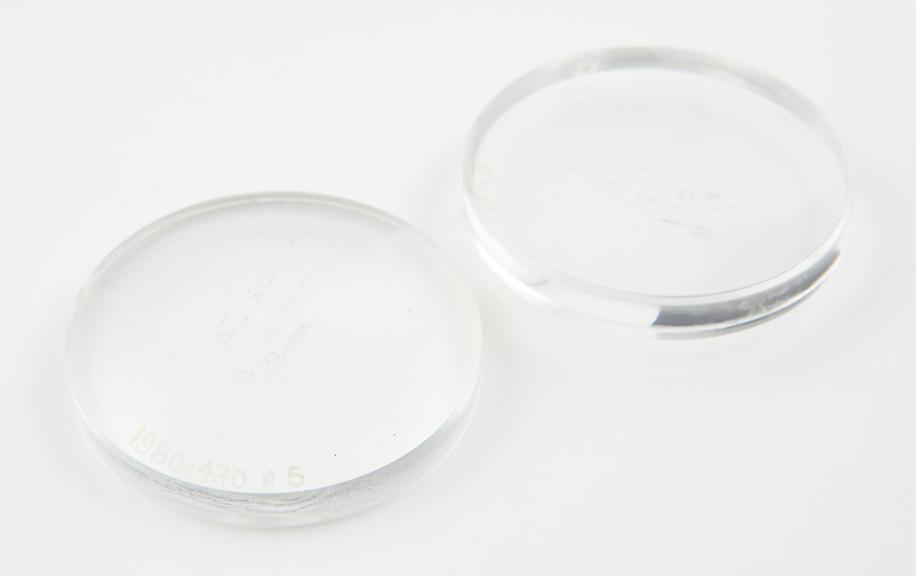 Samples of ophthalmic lens blanks