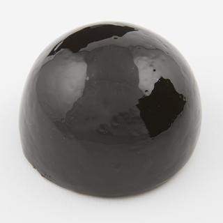 One of ten samples of ruby glass