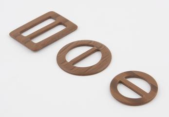 Selection of three buckles