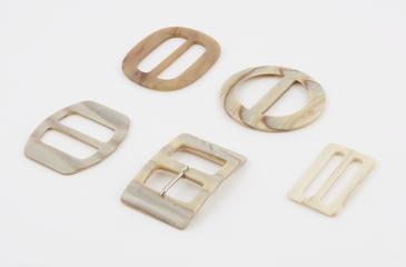 Selection of five buckles