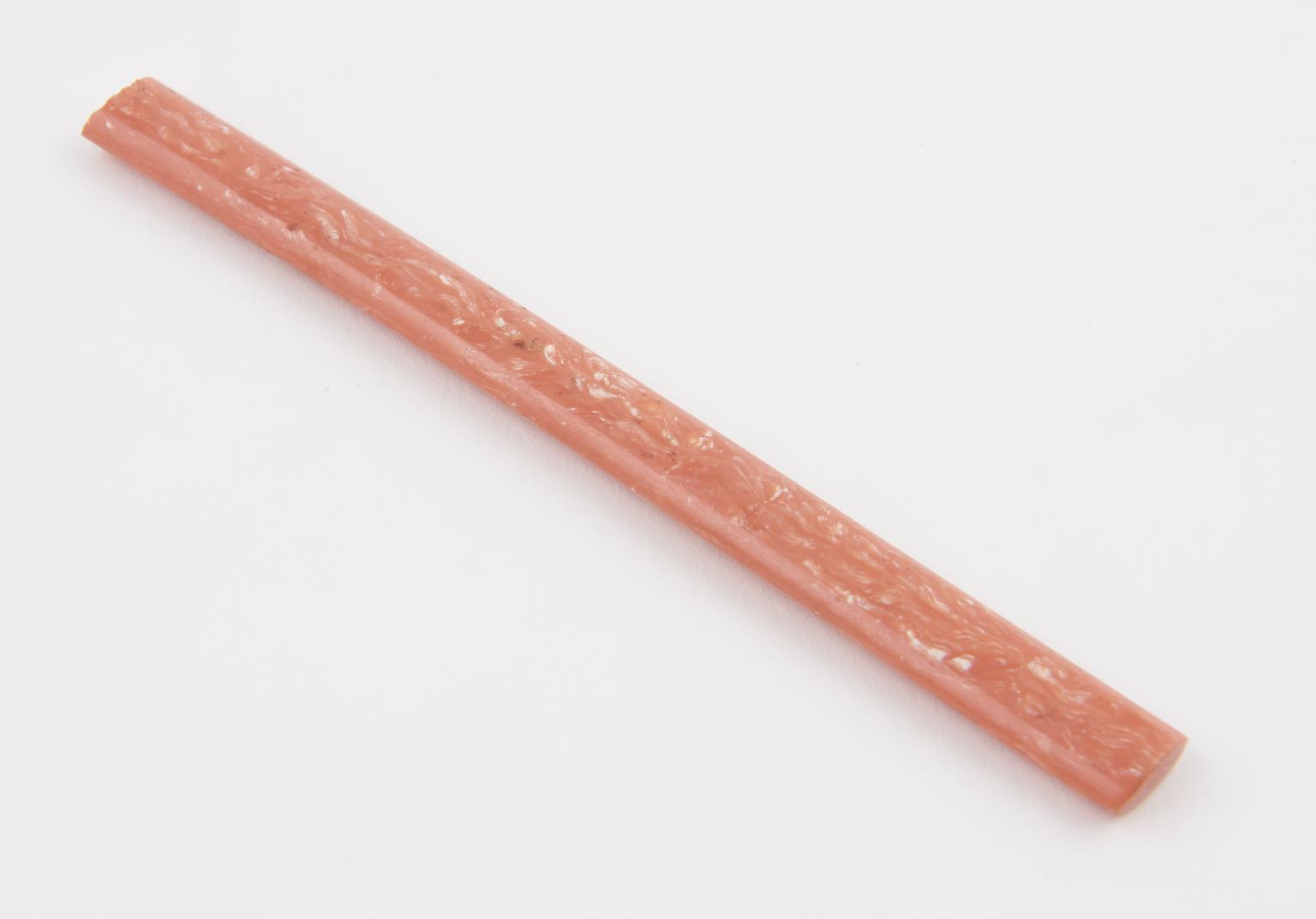 Salmon pink casein rod