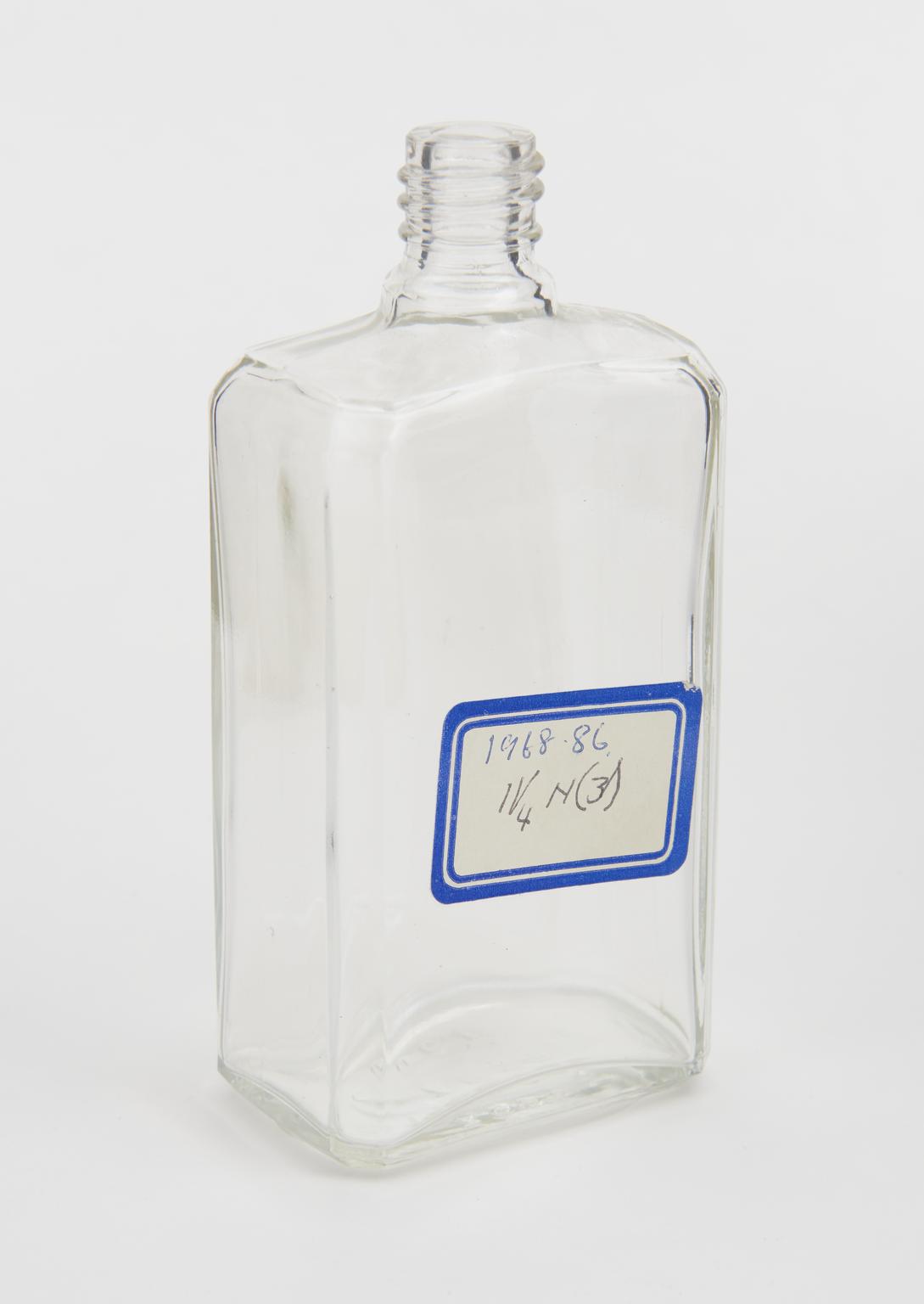 nine assorted glass containers, 1968 | Science Museum Group Collection