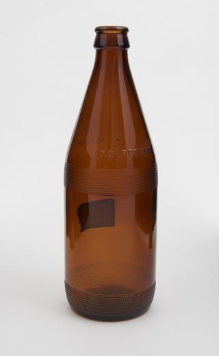 Brown glass bottle