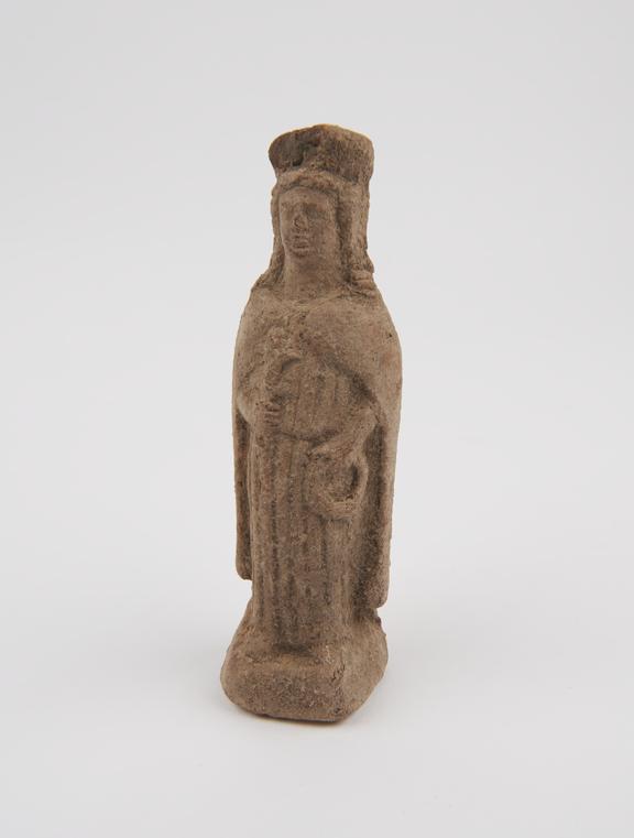 Roman terracotta votive figure of standing woman