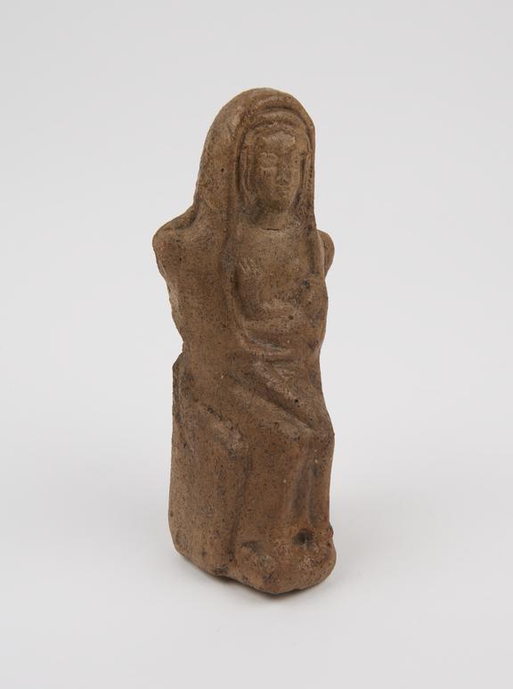 Votive figure of mother and child, terracotta, Roman(?)