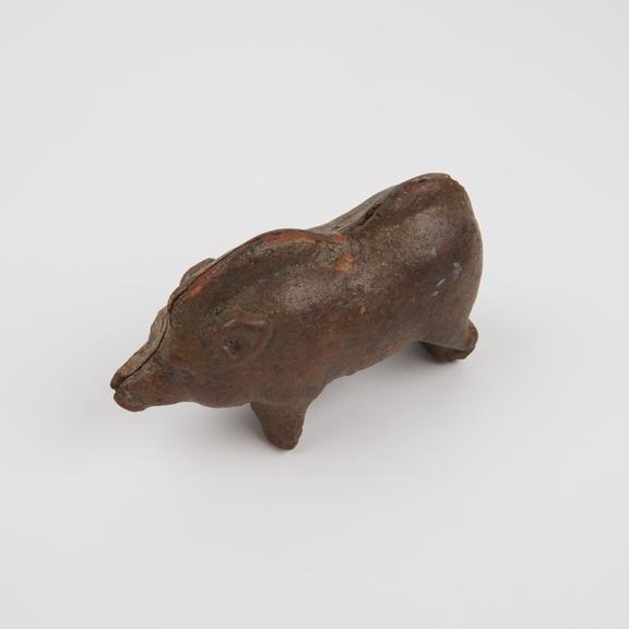 Votive figure of a sow, terracotta, probably Roman