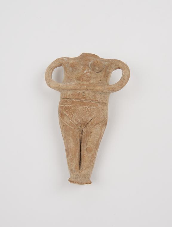 Female votive statue, terracotta, Cypriot(?), 1400BC to 900BC