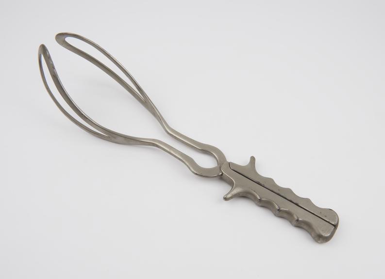 Forceps, obstetrical, Anderson, steel, probably British