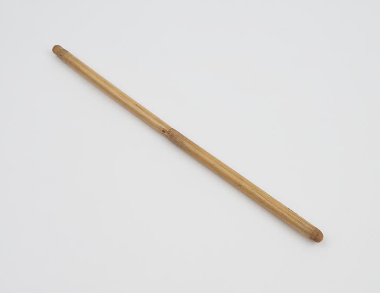 Urethral bougie, wooden, from Fiji, 1880-1930