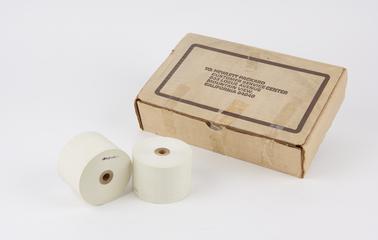 Replacement paper rolls with cardboard box
