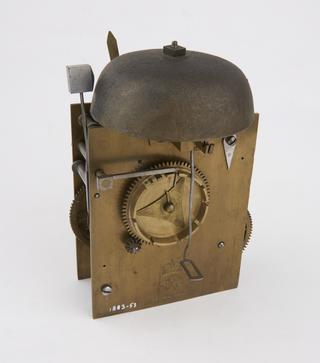 Clock Movement, with locking plate and striking mechanism