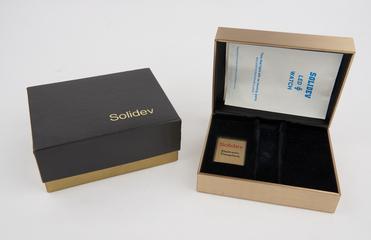 Solidev quartz-controlled wristwatch with LED display, c. 1971