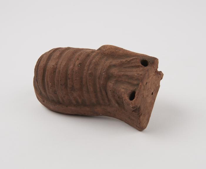 Terra cotta votive offering in form of uterus