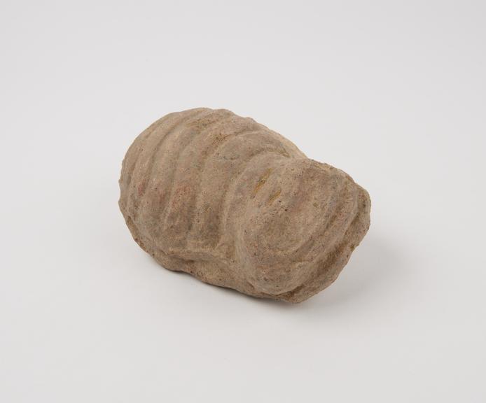 Terracotta votive offering, in form of stylised uterus, Roman