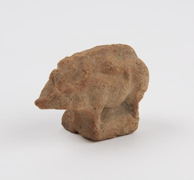 Toy in form of pig, terracotta, probably Greek, 500BC-300BC