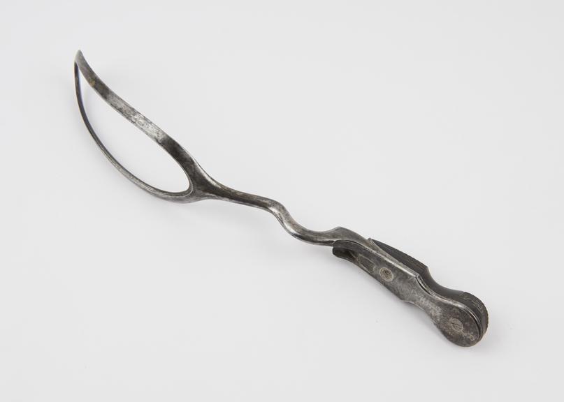 Forceps, obstetrical, Greenhalgh, one blade only