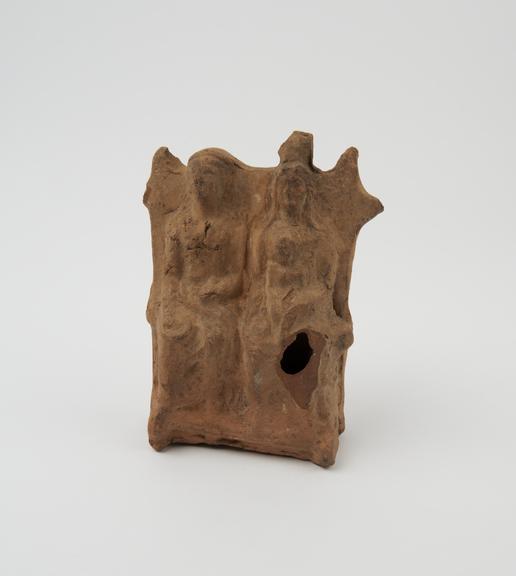 Votive family group, terracotta, probably Roman, 200BC-200AD