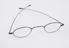 Solid steel pantoscopic spectacles with single piece side-arms