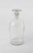 Laboratory glass reagent bottle and ground glass stopper