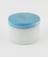 Mid-C20 white glass cosmetic cream jar