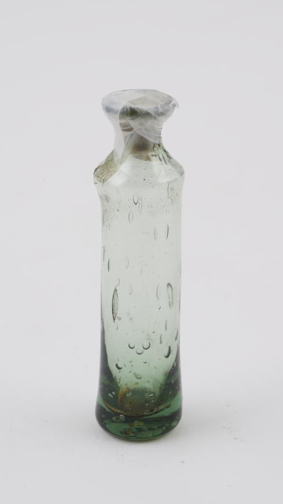 Glass bottle, possibly 19th century